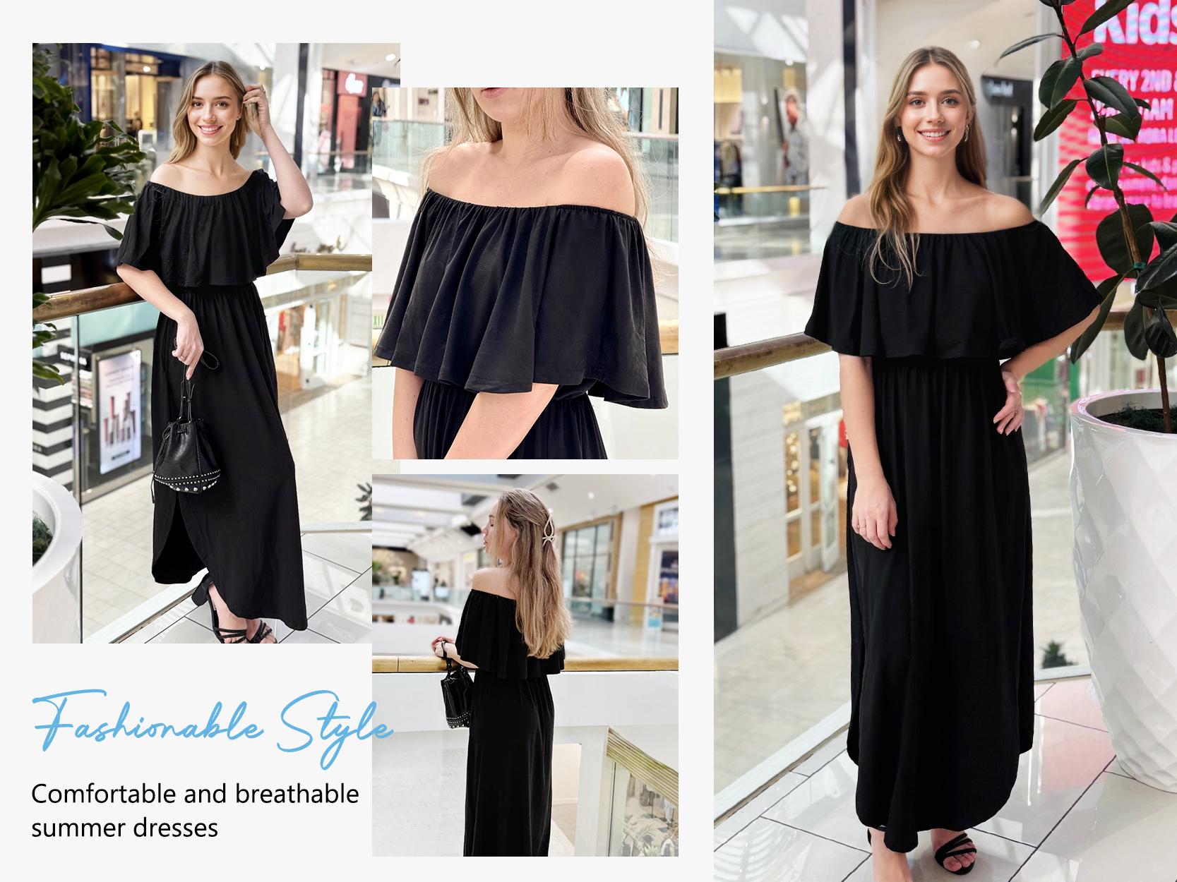 Women's Plus Size Off The Shoulder Dress