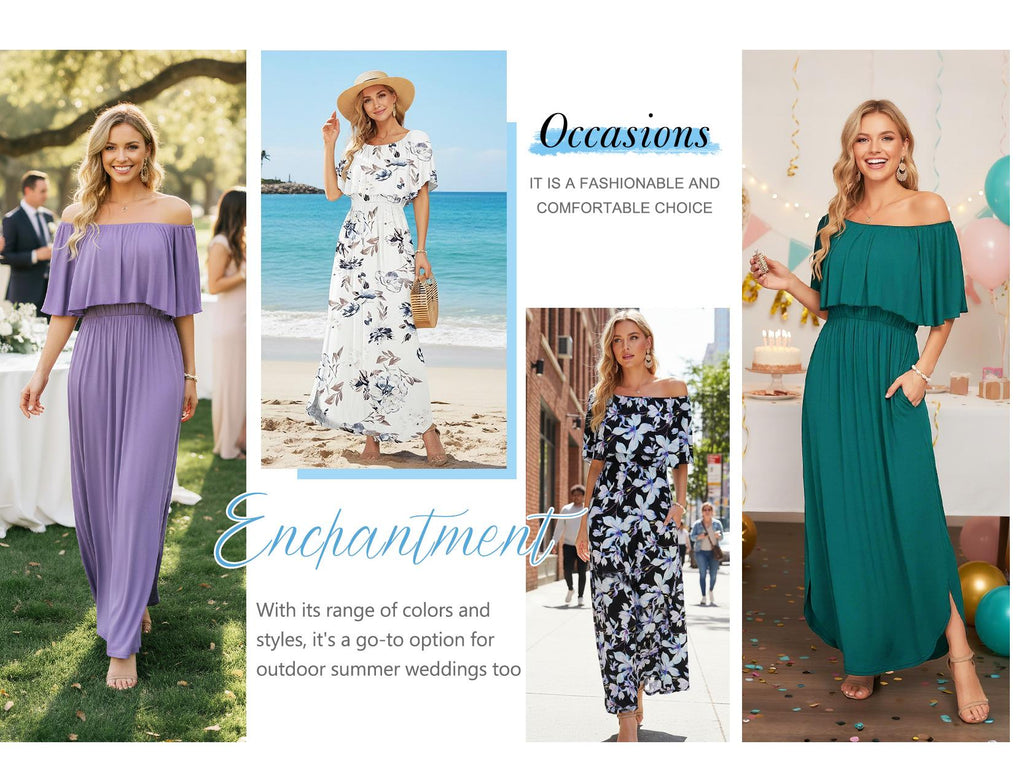 Women's Plus Size Off The Shoulder Dress