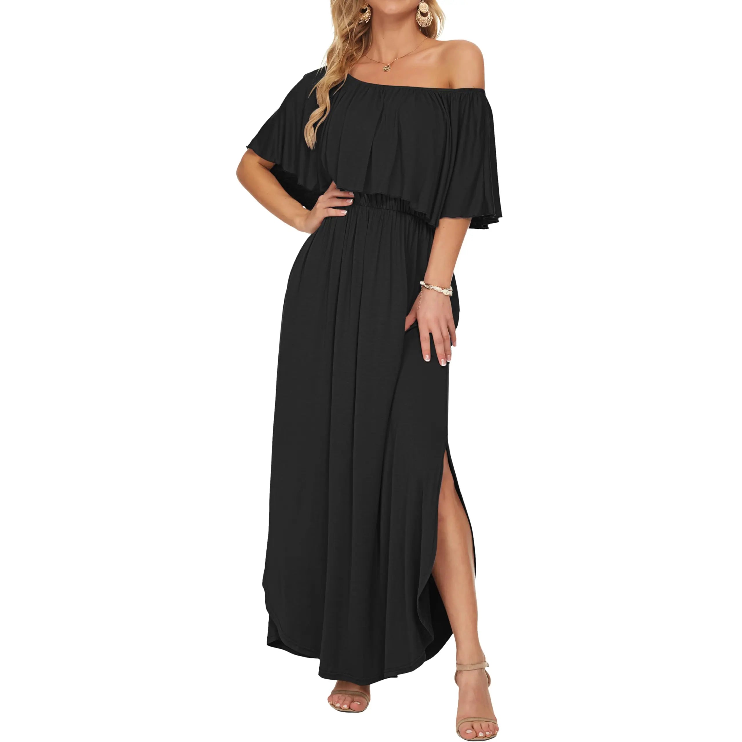 Women's Plus Size Off The Shoulder Dress