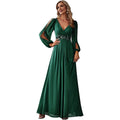 High-Waist Banquet Maxi Dress