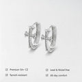 Chic Hypoallergenic Cubic Zircon Dangle Earrings