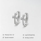 Chic Hypoallergenic Cubic Zircon Dangle Earrings